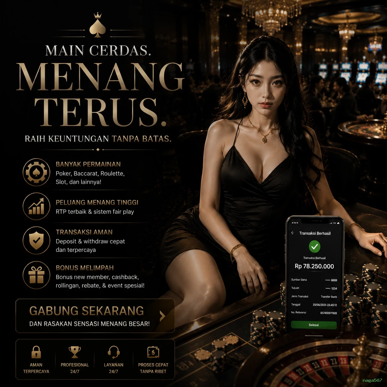Cara Mendaftar dan Verifikasi Akun di naga507